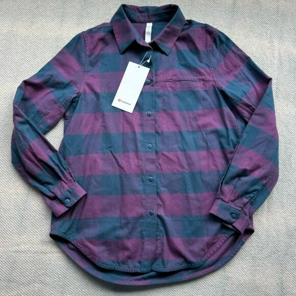 Lululemon Women’s Full Day Ahead Long Sleeve Shirt Size 6 NWT - Picture 1 of 9